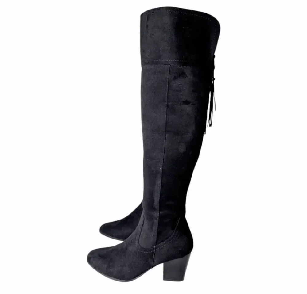 ANDREW GELLER Guava Over The Knee Boot Size 9M